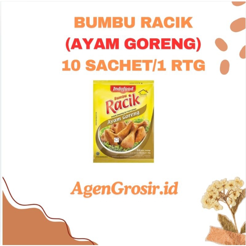 

A Grosir - Bumbu Racik Indofood Ayam Goreng 10 sachet/ 1 rtg