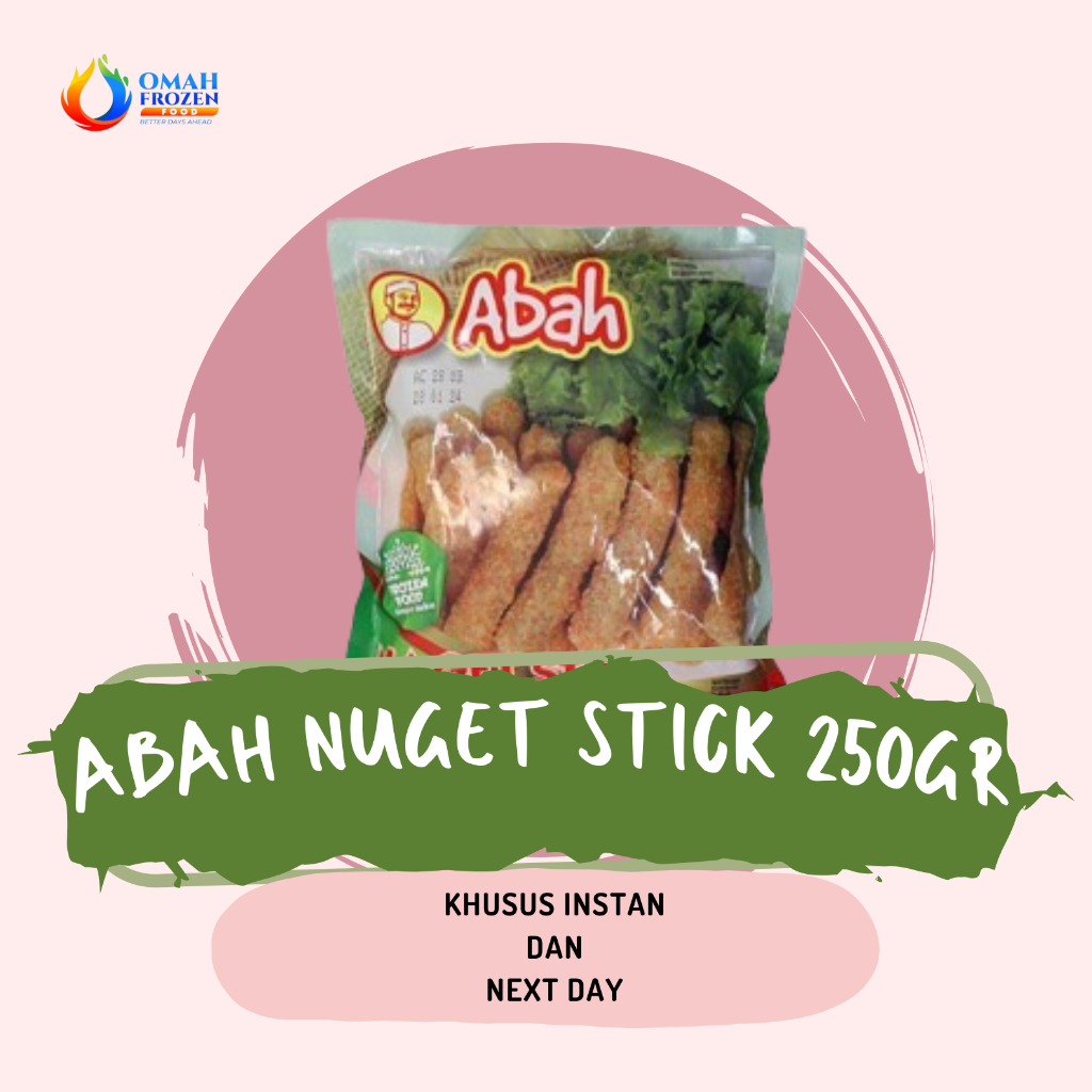 

Abah Chicken Stik 250gr (KHUSUS INSTANT & NEXT DAY)