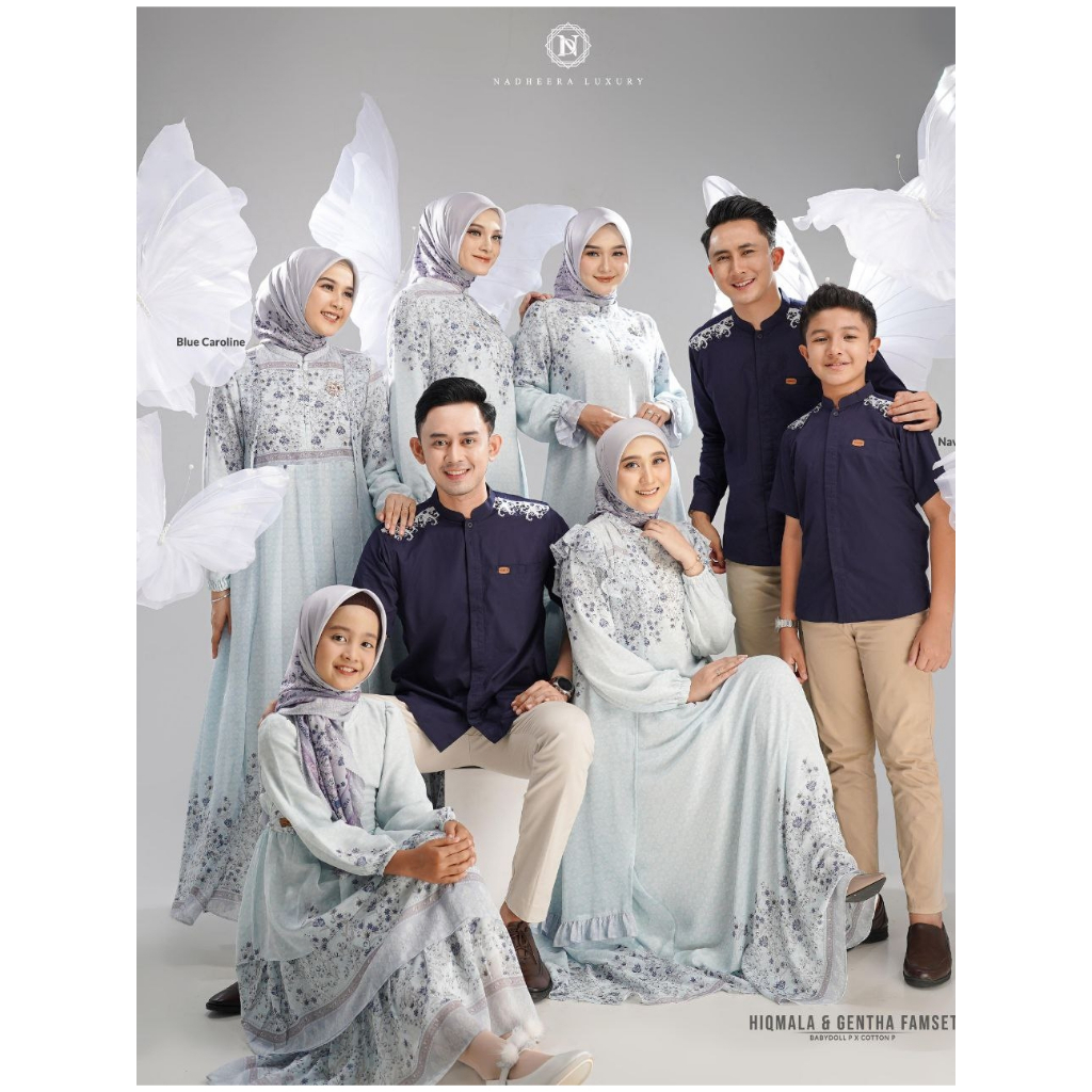 HIQMALA DRESS 3 & FAMILY SET BY NADHEERA LUXURY