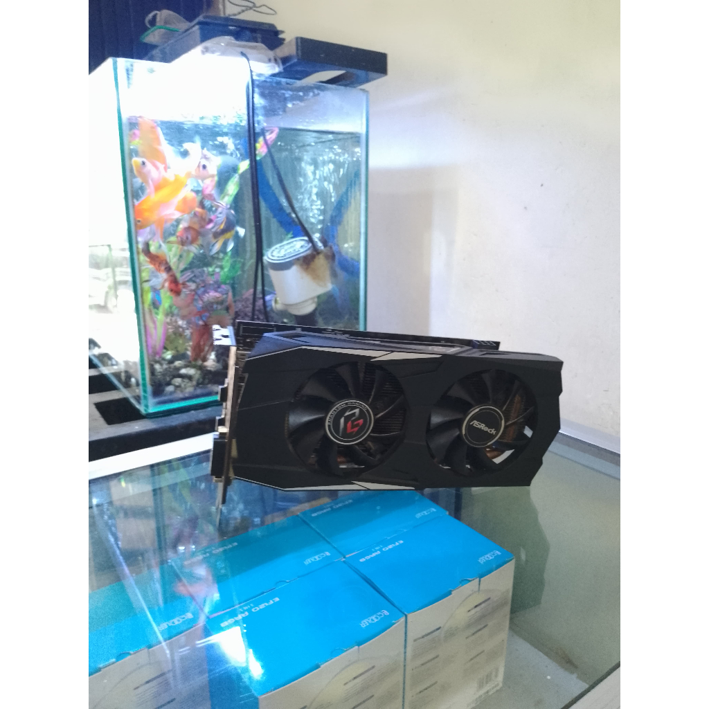 VGA AMD AsRock RX 570 4GB DDR5/ Waras tanpa minus/ Bukan ex mining