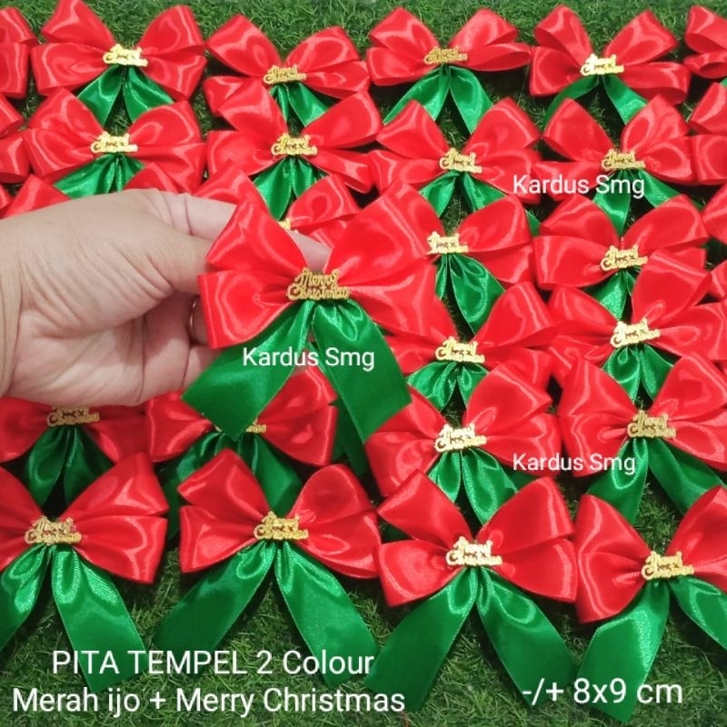 

PITA TEMPEL/PAKAI PENITI NATAL -/+8x9 cm (PER PCS)MIN ORDER 5PCS