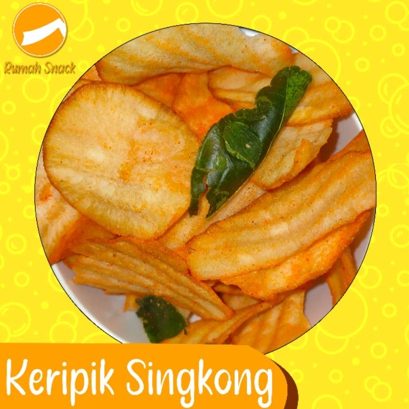 

Keripik Singkong Pedas Daun Jeruk