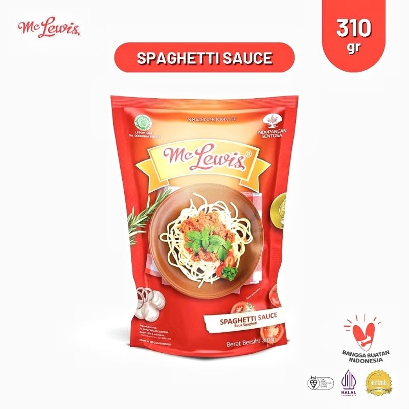 

Mc Lewis Saus Spaghetti Bolognese Sauce 310gr