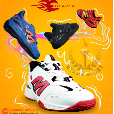 Sepatu Badminton / Bulutangkis Anak Hi-Qua Blazer Jr