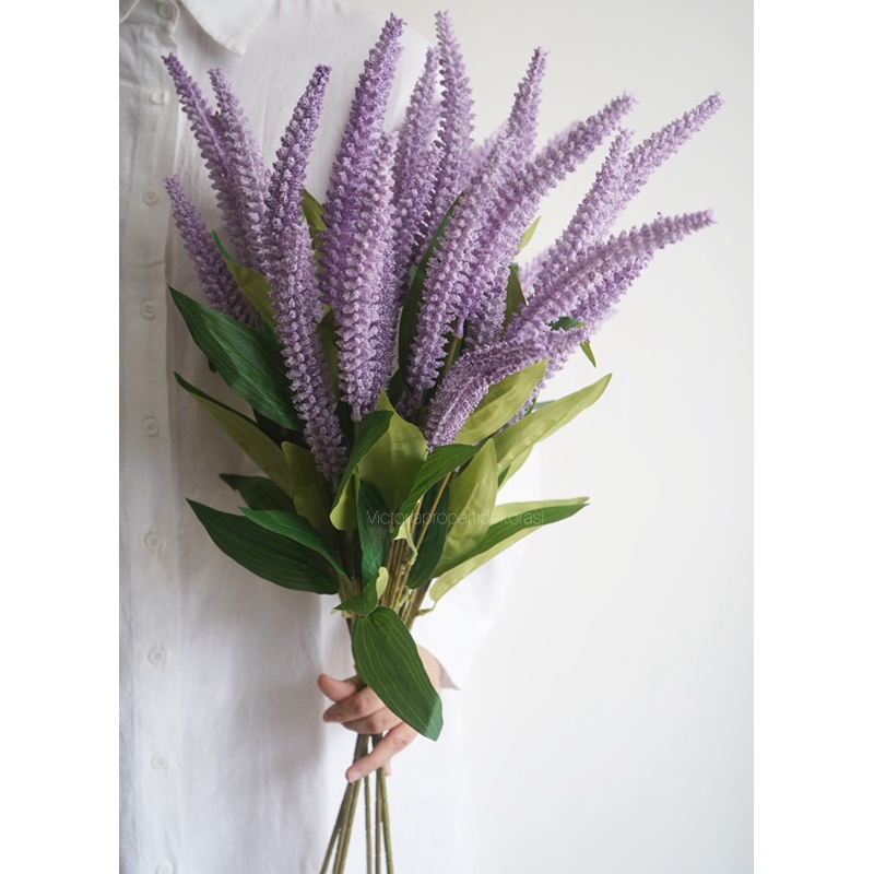 victoriapropertidekorasijkt Aksesoris Artificial Ekor Tupai Pastel Premium T75 cm