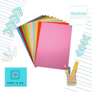 

(10 lembar) HVS warna warni murah