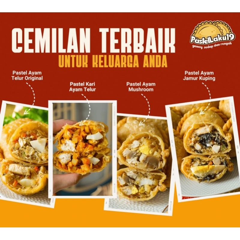 

PASTEL AYAM TELUR PASTRY KUE JAJANAN PASAR CEMILAN ROTI DESERT