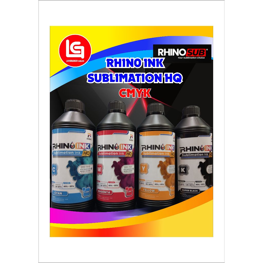 Tinta NEW Sublimation Rhino ink HQ 1liter