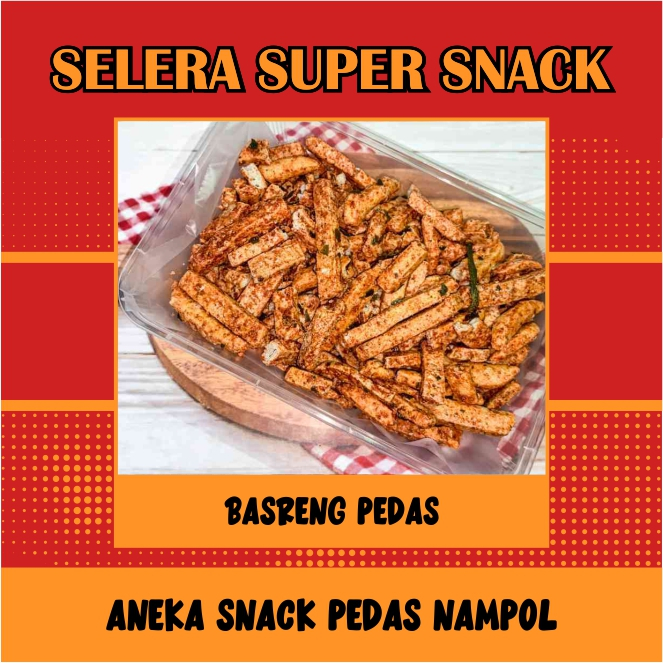 

Aneka Snack Pedas Bebas Pilih / Cemilan Camilan Makanan Ringan Pedas