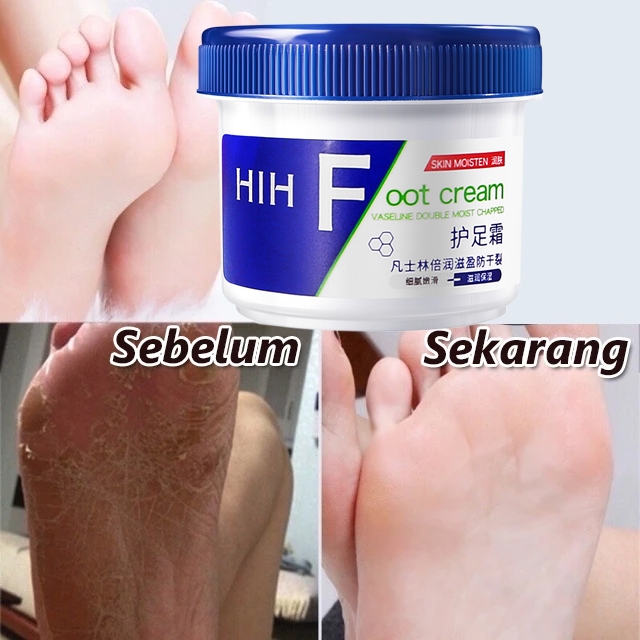 Vaseline kaki pecah dan kering Foot cream 40g Obat kaki pecah Pelembab kaki kering dan pecah