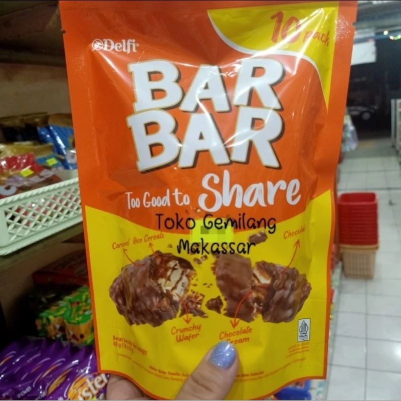 

Delfi Bar Bar to Good to Share It isi 10 pc @8 gram