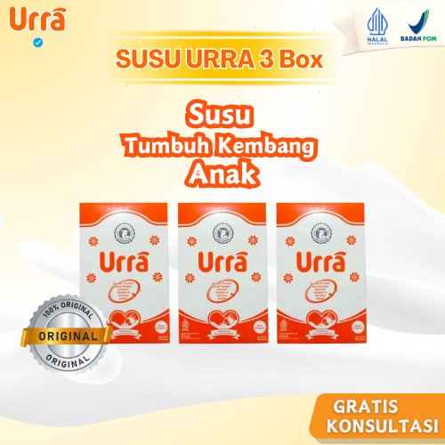 

URRA Susu Kambing Saneen Untuk Penambah Berat Badan & Tinggi Badan Anak - 3 Box