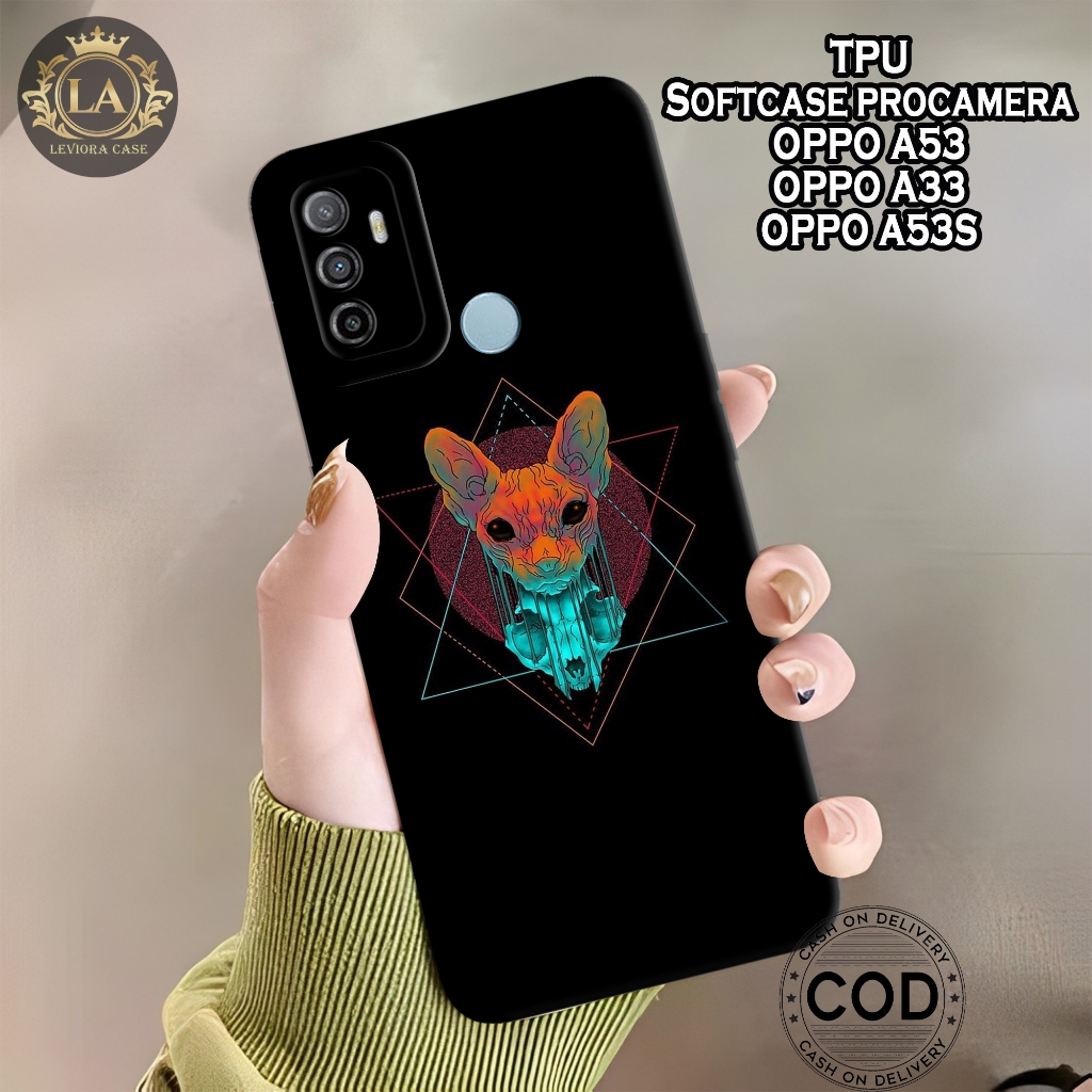 OPPO A53/A33/A53S - Leviora Case - Fashion Case Aesthetic - Softcase OPPO A53/A33/A53S- Case Pro Cam
