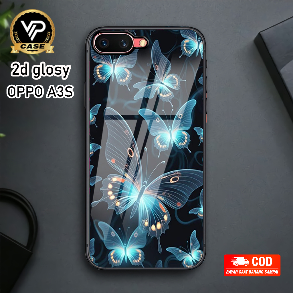 [VVIPCASE] Hardcase 2d Glossy Oppo A3s A1k F5 F7 Realme C1 C2 Case Hp Glossy Casing Hp Mengkilat Har