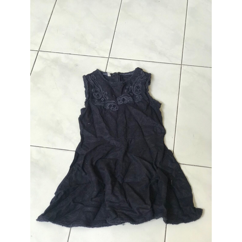 Dress Brokat Navy