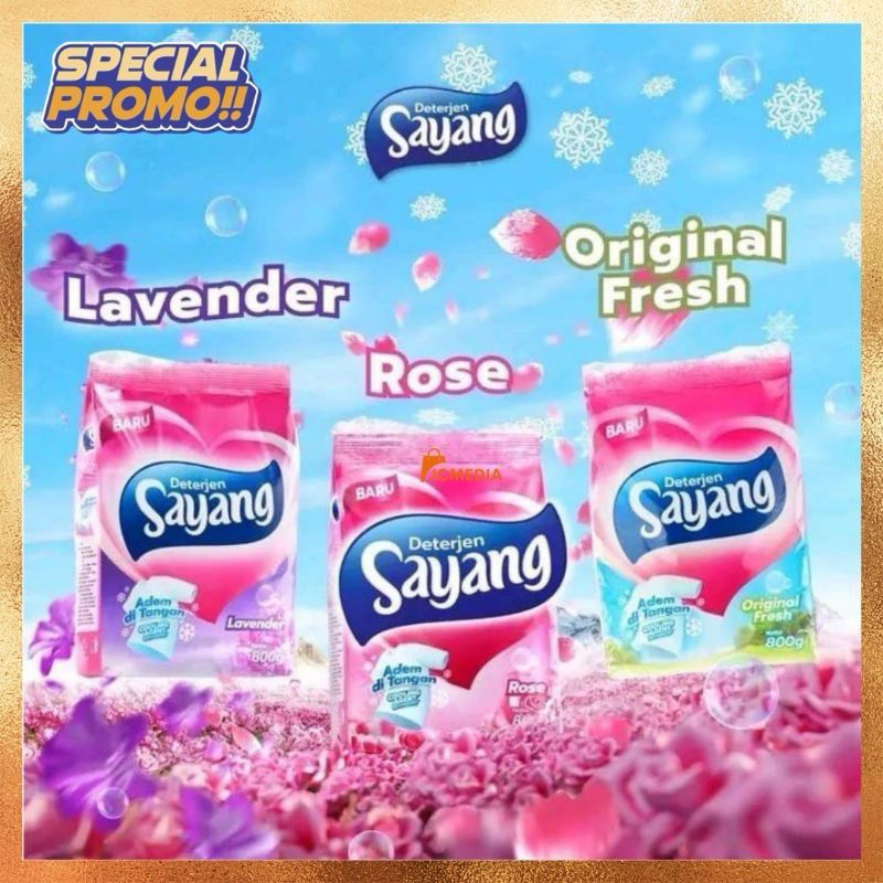 0SAYANG Sabun Deterjen Bubuk 260 gr / SAYANG Detergent Bubuk 260 gram / DETERGEN SAYANG