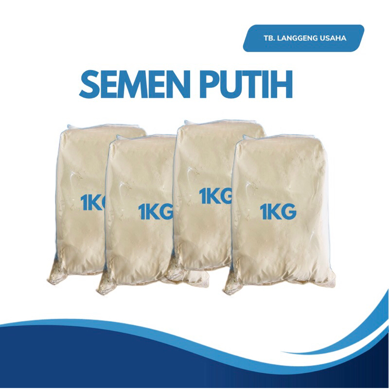 LU SEMEN PUTIH DINDING ACIAN PLAMIR PLESTER DEMPUL KILOAN KG
