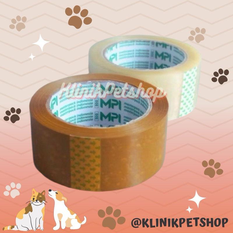 

Lakban Bening - Lakban Cokelat MPI Ekonomis 45mm x 100 Yard