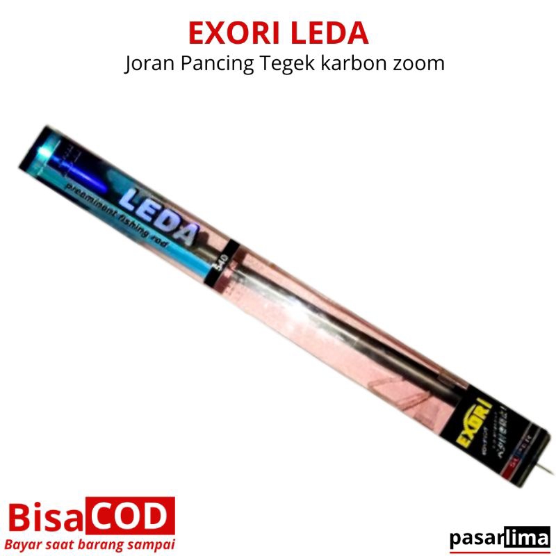 Joran Pancing exori LEDA zoom Tegek Carbon - Merk exori