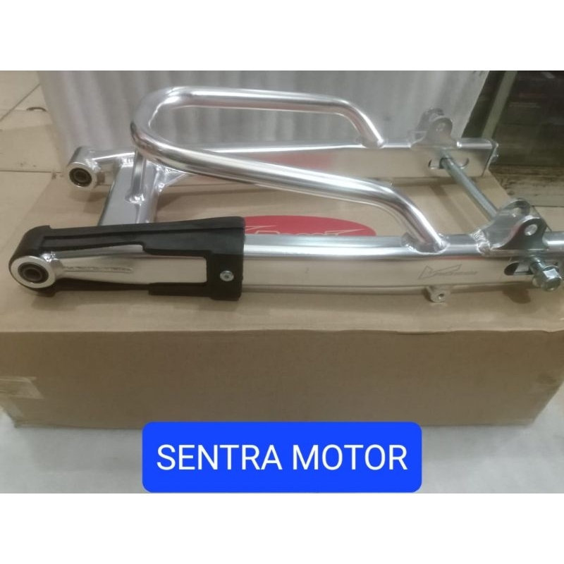 swing arm RX KING arm pro model oval pnp sudah ada bos arm dan as roda warna silver dan gold