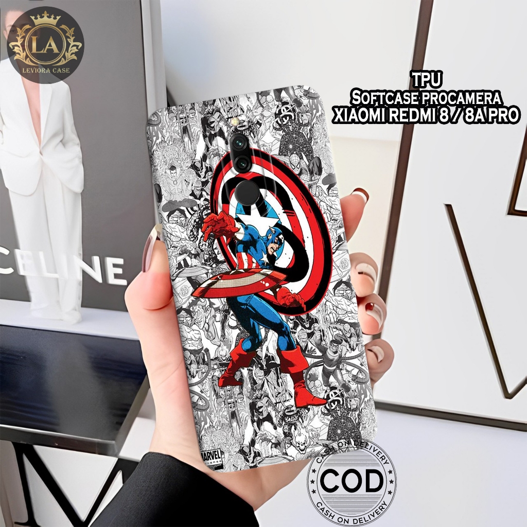 XIAOMI REDMI 8/8A PRO - Leviora Case - Fashion Case Spiderman - Softcase XIAOMI REDMI 8/8A PRO- Case