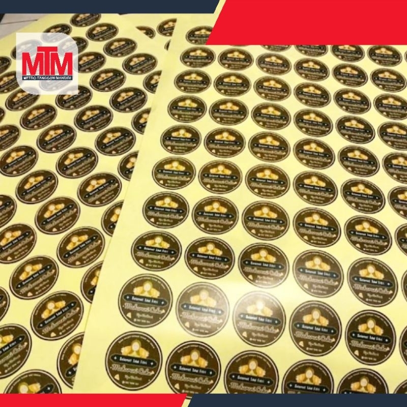 

Kiss Cut Custom Sticker Chromo/Vynil A3 untuk Usaha, Label, Acara, dll