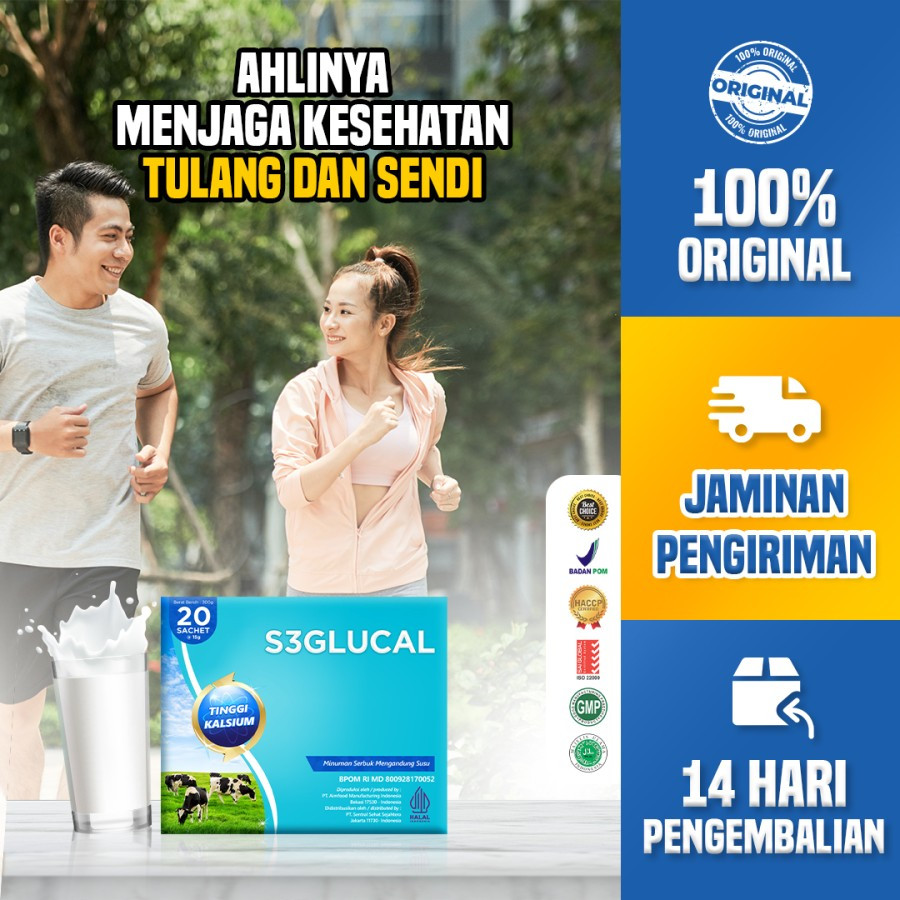 

S3GLUCAL S3 Glucal Suplemen Tulang & Sendi Original