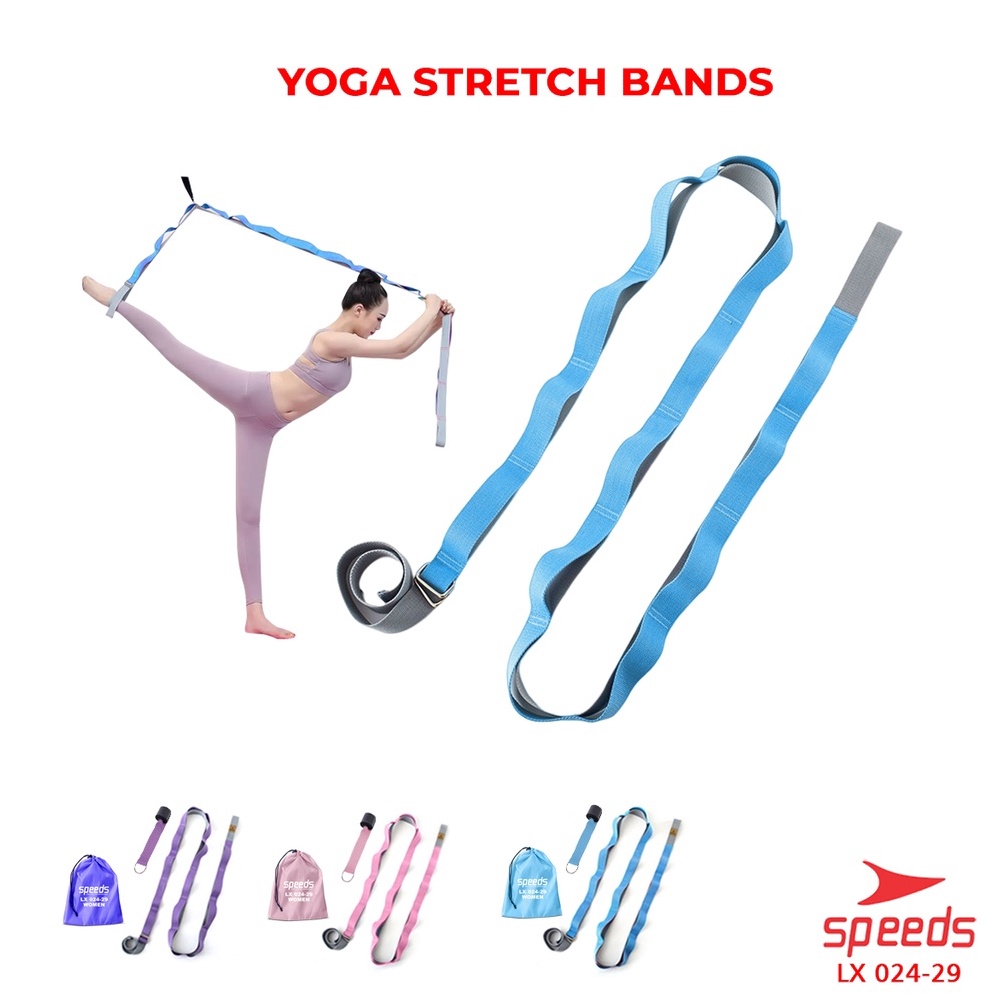ART Q6J3 SPEEDS Yoga Strap Yoga Belt Tali Yoga Ring Yoga Stretching Strap Power Band Resistance Band