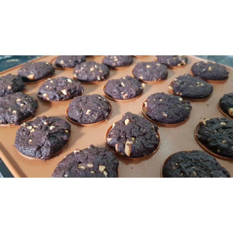 

cookies coklat putih