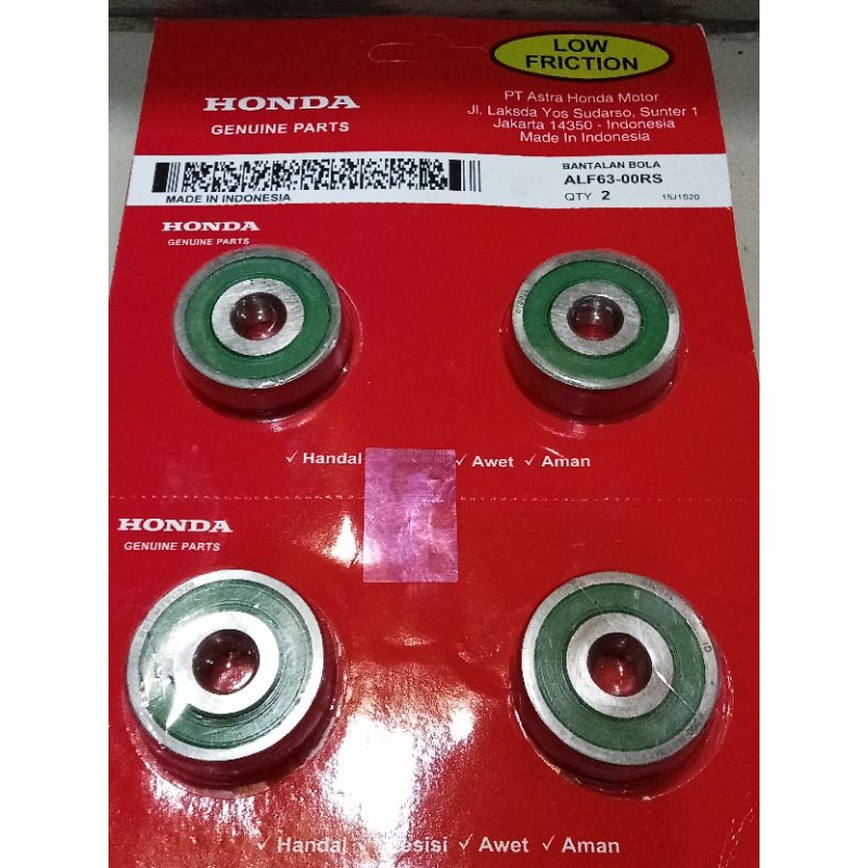 Bearing depan 6300 pres Mio Soul Mio Sporty Mio Smile Mio M3 Mio J Mio Z (1papan isi 4pcs)