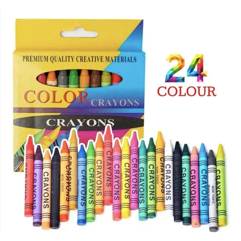 

✅ EMKA ✅ CRAYON SET ISI 24 | Pensil Crayon Crayons Krayon Pewarna Non Toxic Kecil Pocket Coloring 1 Set isi 24 Warna Alat Mewarnai Anak Sekolah TK SD Generic