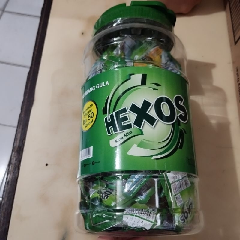 

Permen hexos toples isi 50sachets