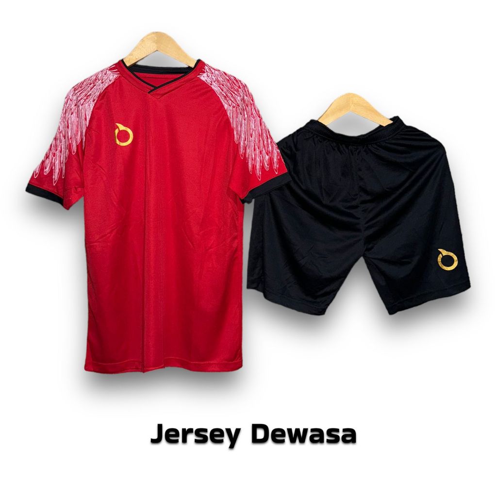 Baju bola jersey futsal cowo cewek stelan bola garuda terbaru 1 Set baju bola pria wanita