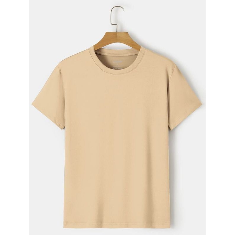 KAOS POLOS CREAM