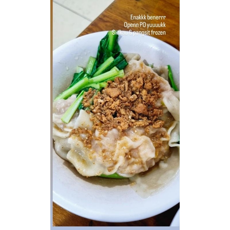 

Swikau & Pangsit Frozen Homemade (non halal)