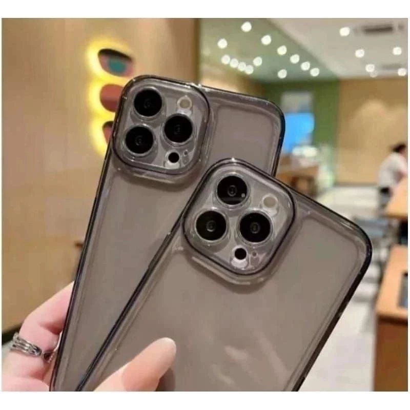 SOFTCASE CLEAR HITAM  [ XIAOMI Mi 14T /Mi 10T PRO /Mi 11 LITE /Mi 11T /MI 11T PRO /Mi13T /MI 13T PRO