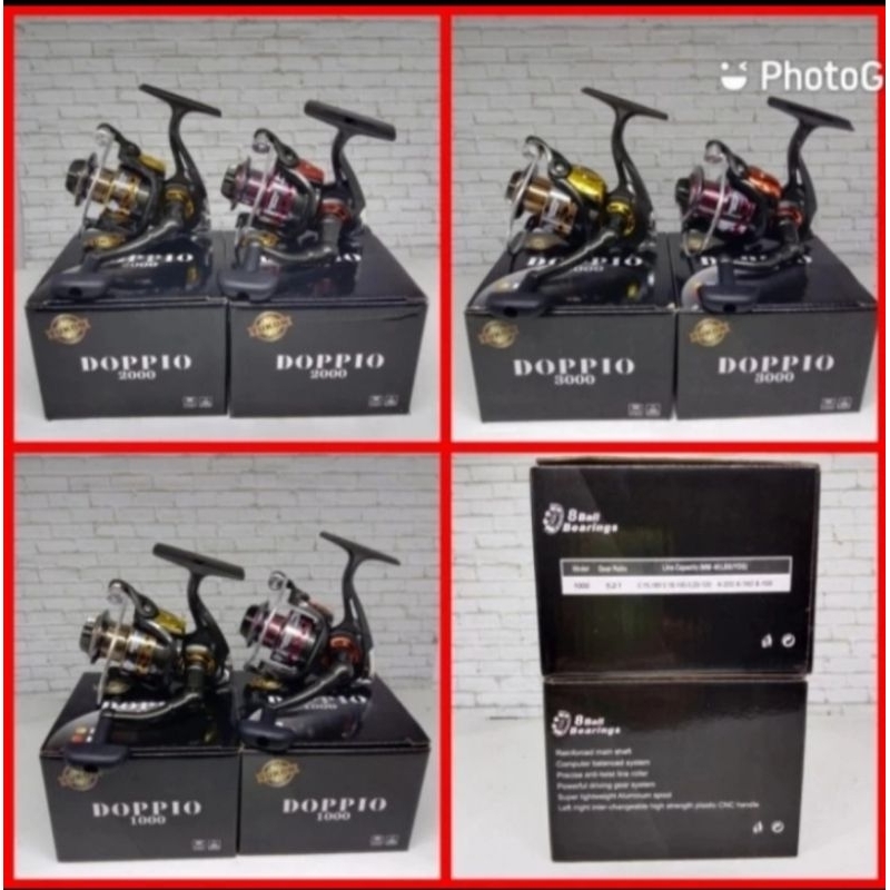 REEL PANCING YUKON DOPPIO SIZE 1000/2000/3000