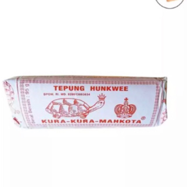 

tepung hunkwee/1pcs dan 1pak/cap kura-kura mahkota 95g