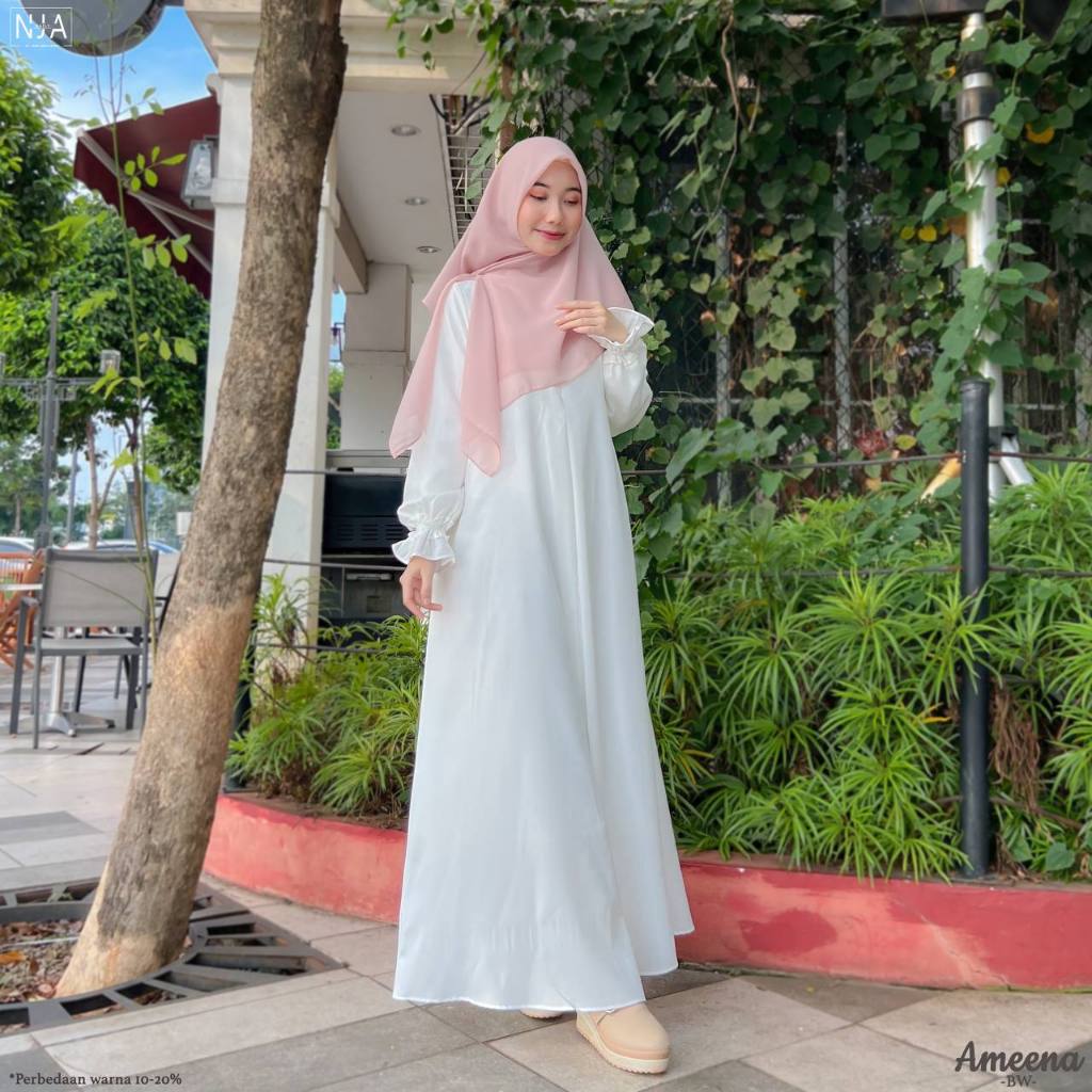 Ameena Abaya NJA Original (Gamis Saja)