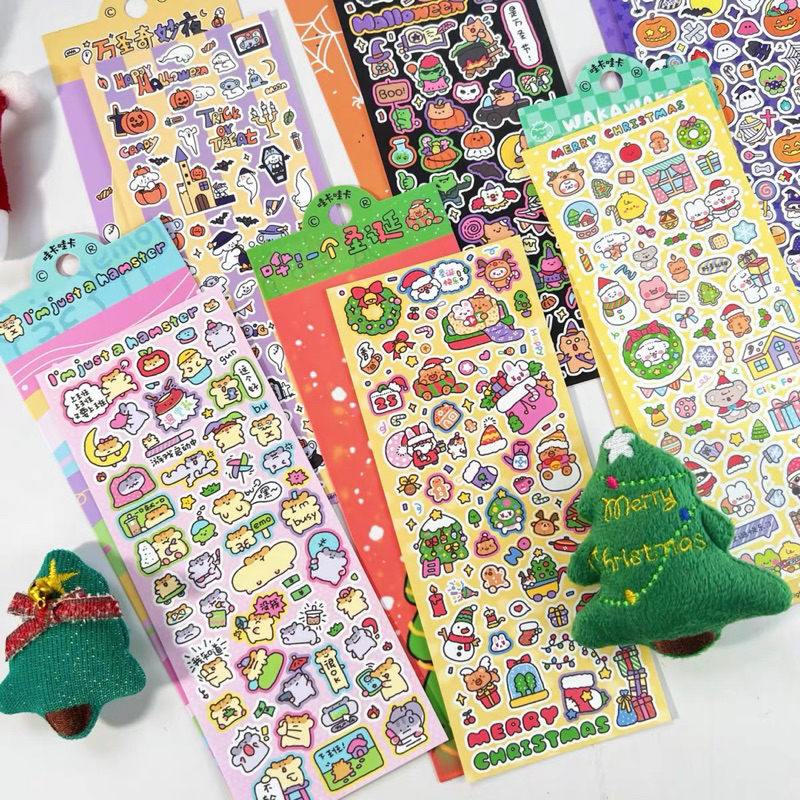 

sticker confetti deco korean photocard journal readystock