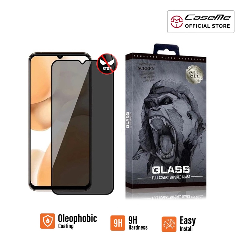 Caseme Tempered Glass POCO C3 C31 C5 F2 F3 F4 F5 M2 M3 M4 M5 M6 X3 X4 X5 PRO 4G 5G Gorilla Tempered 
