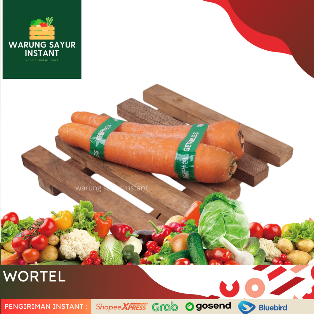 

Wortel Berastagi 250gr Promo Sayur Bandung | Warung sayur instant