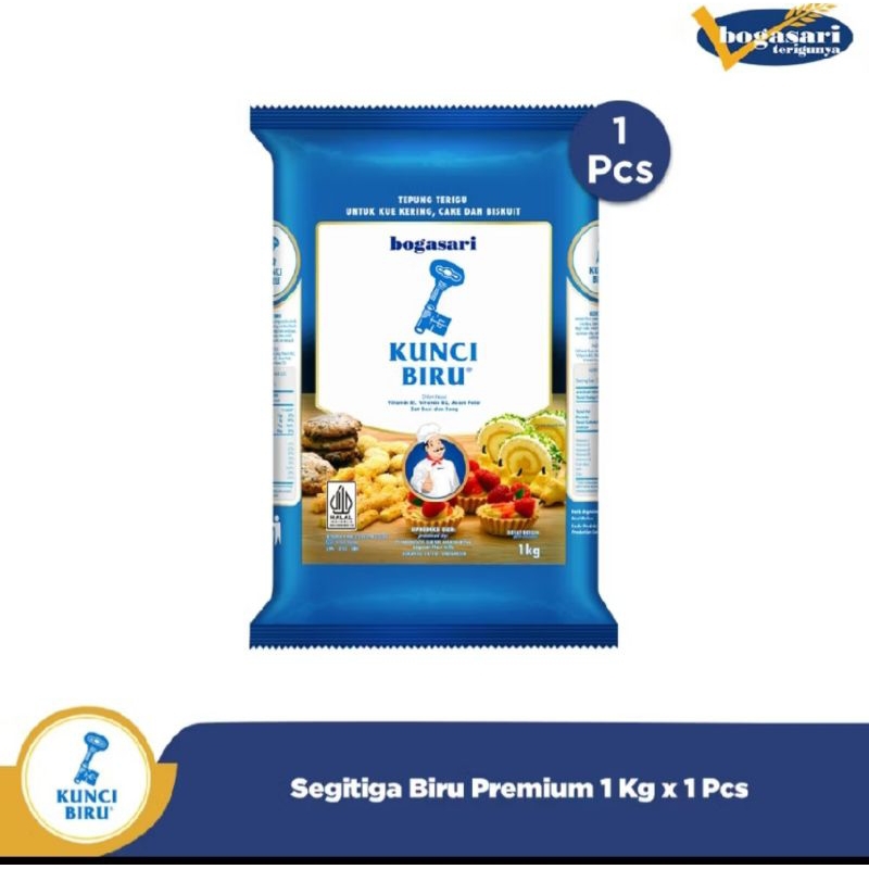 

Bogasari kunci biru premium 1kg