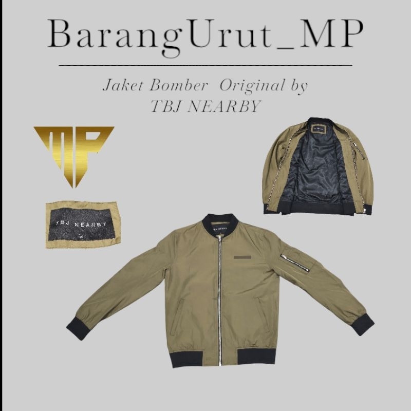 Jaket Bomber Army original By TBJ NEARBY Second
