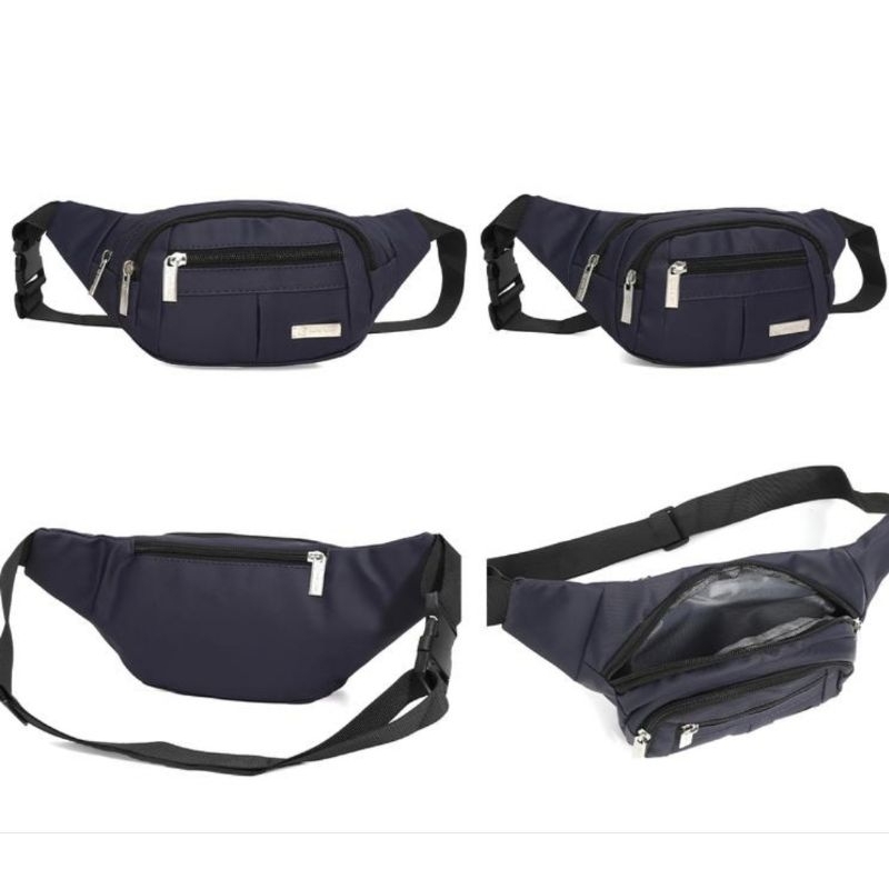 Tas Waitsbag pria Tas pinggang selempang bahu pria import waterproof 107