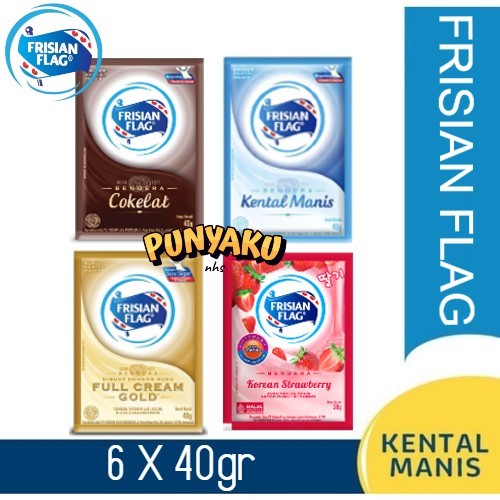 

Frisian Flag susu Kental Manis Sachet / sak ( isi 6pc)