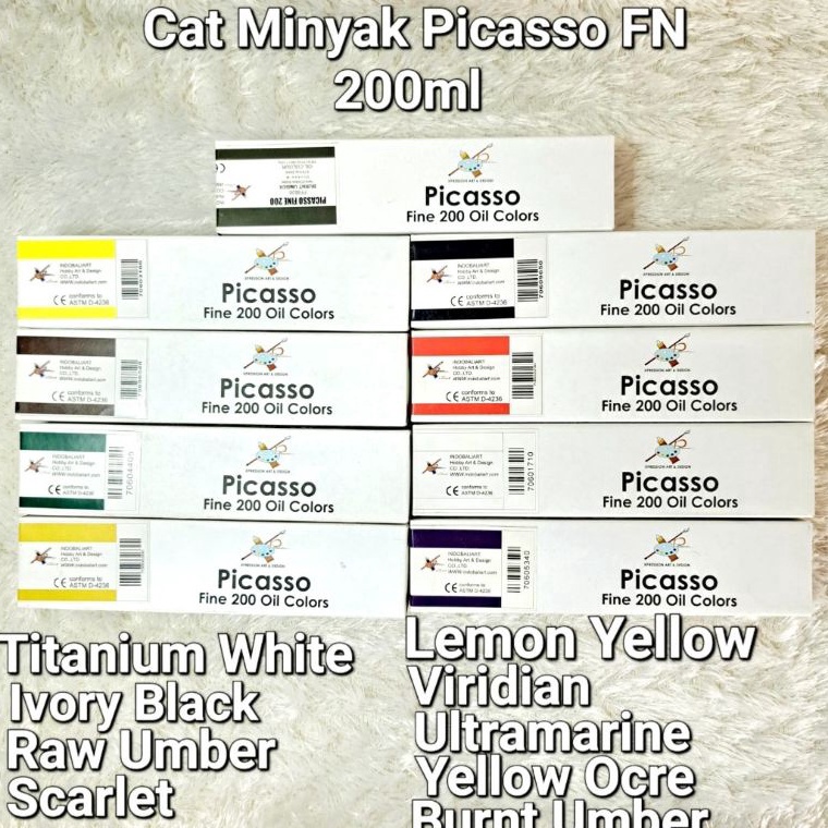 

ART U8E8 Cat MinyakOil Colors PICASSO FINE 2ml