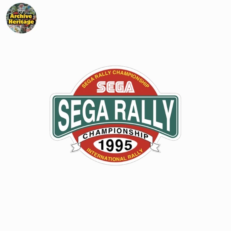

sticker Sega International Rally Champioship 1995 vintage retro stiker