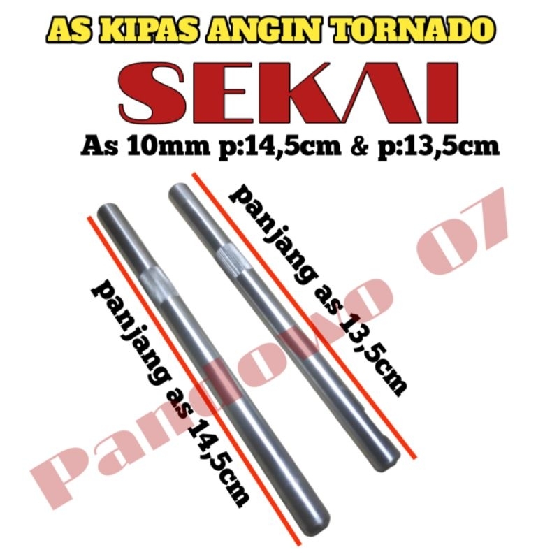 As dinamo kipas angin Tornado as 10mm...// as dinamo kipas angin tornado sekai..