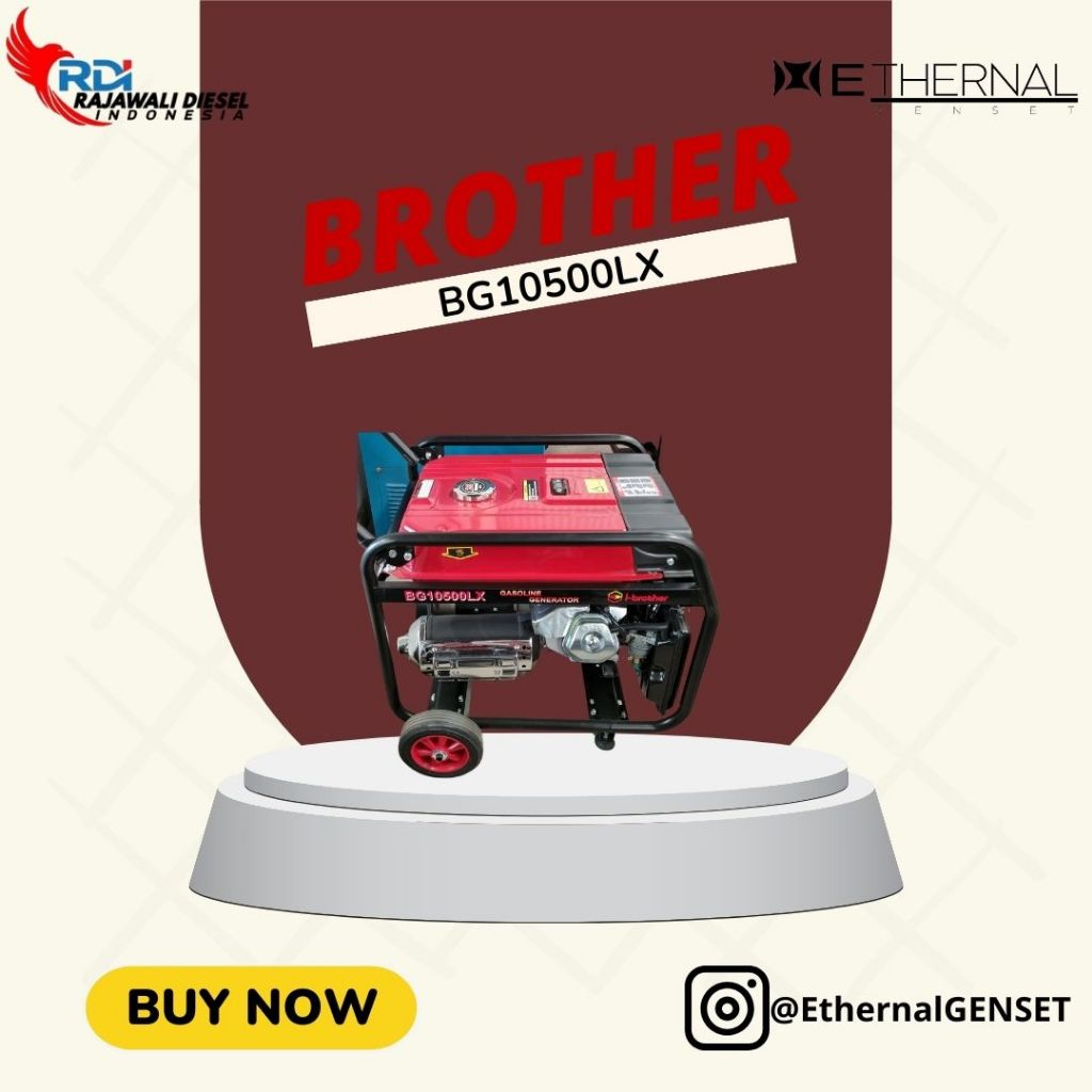 Genset 7000 watt Bensin Brother BG10500LX